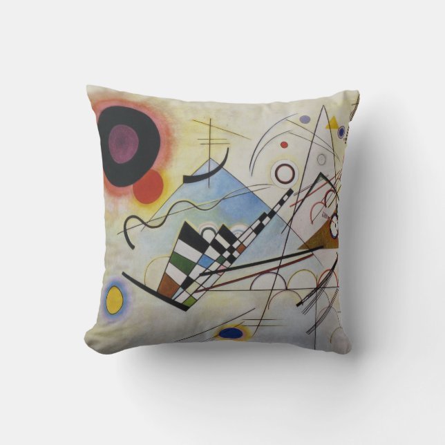 Wassily Kandinsky - Samenstelling 8 - Functionele  Kussen (Voorkant)