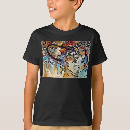 Wassily Kandinsky - Samenstelling van vijf Abstrac T-shirt (Voorkant)