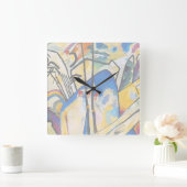 Wassily Kandinsky Samenstelling Vier - Abstracte K Vierkante Klok (Huis)