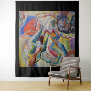 Wassily Kandinsky, Schilderij met een rode vlek Wandkleed