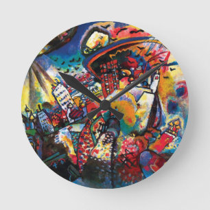Wassily Kandinsky - Stadsgezicht Moskou Abstracte Ronde Klok