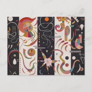 Wassily Kandinsky - Striped Briefkaart