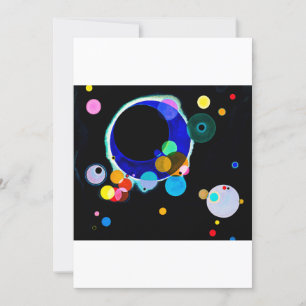 Wassily Kandinsky - Verscheidene cirkels Kaart
