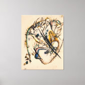 Wassily Kandinsky - Watercolour with Seven Strokes Canvas Afdruk (Voorkant)