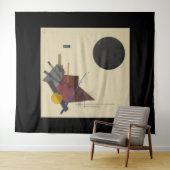 Wassily Kandinsky, Zwarte Relatie, 1924 Wandkleed (In Situ (horizontaal))