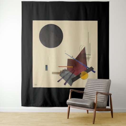 Wassily Kandinsky, Zwarte Relatie, 1924 Wandkleed (In situ)