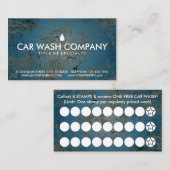 wasstempel voor auto klantenkaartje (Voorkant / Achterkant)