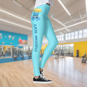 Wasstraat cartoonleggings leggings
