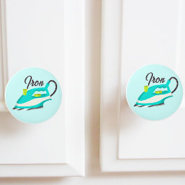 Wasstrijkijzer Keramische Knop