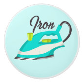 Wasstrijkijzer Keramische Knop (Voorkant)