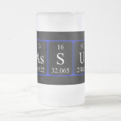 Wassue mot de table périodique gelé mug (Centre)