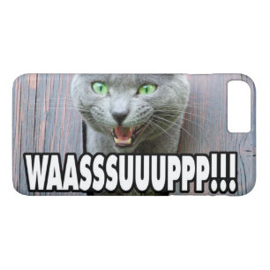 WASSUP - Kattenthema iPhone 8 Plus / 7 Plus Hoesje