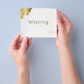 Wastechnicus gouden bij  flyer (Hand)