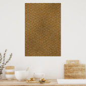 Wasteland Hex Map Poster (Keuken)