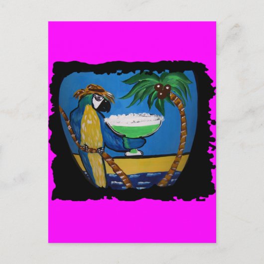 Wastin Away Parrots Briefkaart (Voorkant)