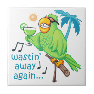 Wastin weer weg tegeltje