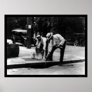 Wasting Whiskey-verbod 1923 Poster