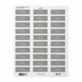 Wasvormig etiket op Shell (Full Sheet)