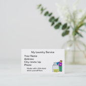 Waswasservice Visitekaartje (Staand voorkant)