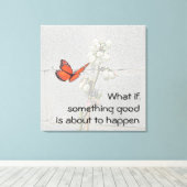 Wat als er iets goed canvas (Insitu (Houten vloer))