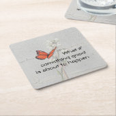 Wat als er iets goed papier Onderzetter (Schuin)