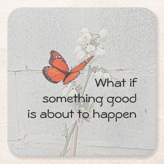 Wat als er iets goed papier Onderzetter (Voorkant)