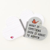 Wat als iets goed hartvormig Notitieboek (Binnen)