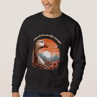 wat als ik niet dom genoeg ben Domme Gans piekeren Trui