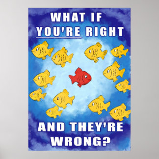 Wat als je gelijk hebt en ze fout zijn poster