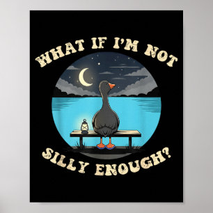 Wat als niet dwaas genoeg - grappige uitdrukking v poster