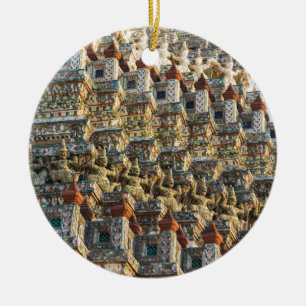 Wat Arun tempel in Bangkok Thailand Keramisch Ornament