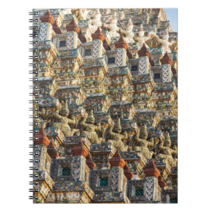 Wat Arun tempel in Bangkok Thailand Notitieboek