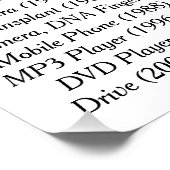 Wat ben je ouder dan perfect poster (Hoek)