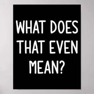 Wat Betekent Dat Nou Eigenlijk, Grappig, Grap, Sar Poster