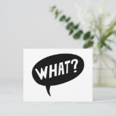 Wat? Briefkaart (Staand voorkant)