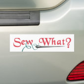 Wat? Bumpersticker (Op auto)