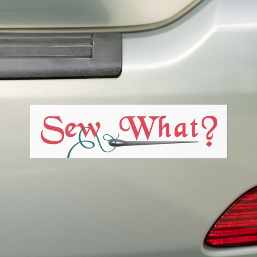 Wat? Bumpersticker (Op auto)