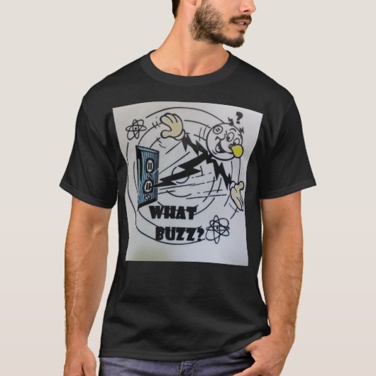 Wat Buzz Black T-Shirt (Voorkant)
