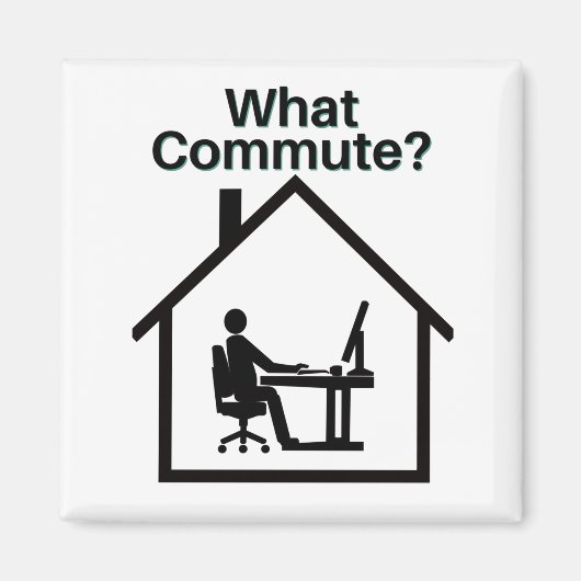 Wat commuteren? magneet (Voorkant)