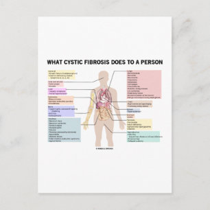 Wat cystische fibrose doet een persoon (anatomisch briefkaart