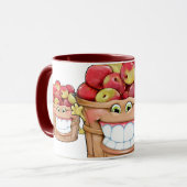 Wat dacht je van appels?!  Fijne appels! Mok (Voorkant links)