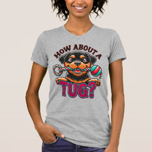 Wat dacht je van een sleepboot - Rottweiler T-shir T-shirt