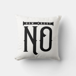 Wat dacht je van geen Typografie Kussen