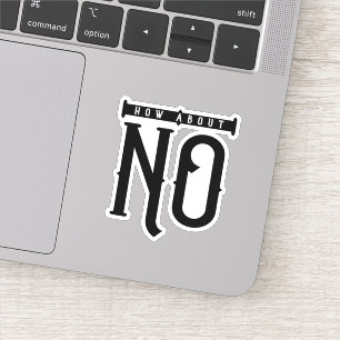 Wat dacht je van geen Typografie Sticker
