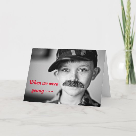 WAT DACHTEN WE VERJAARDAG KAART (Voorkant)