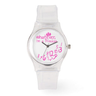 Wat dan ook, ik ben een prinses horloge