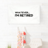 Wat dan ook... Ik ben in rust Spandoek (Insitu)