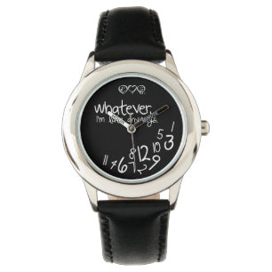 Wat dan ook, ik ben te laat. horloge