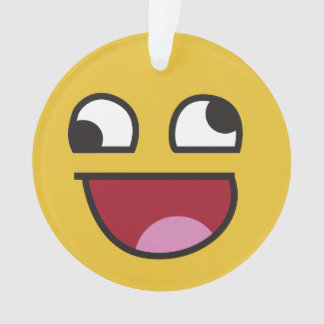 Wat dan ook. lachende emoji ornament