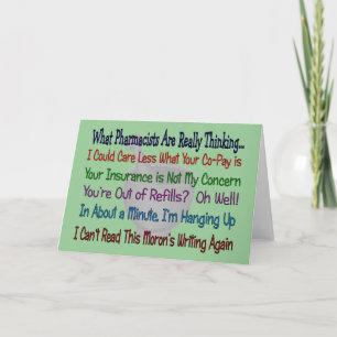 Wat de apothekers echt denken kaart